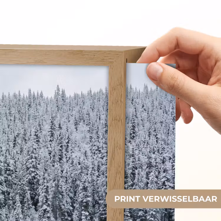 Lightbox - Wandlamp - Bos - Reflectie - Meer - Winter - Serene — 5