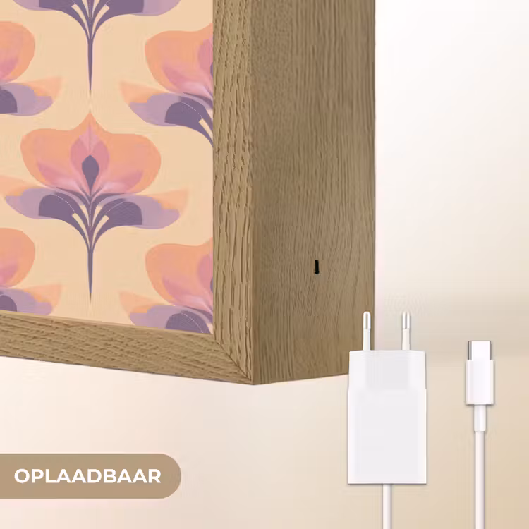 Lightbox - Wandlamp - Botanisch - Patroon - Pastel — 7