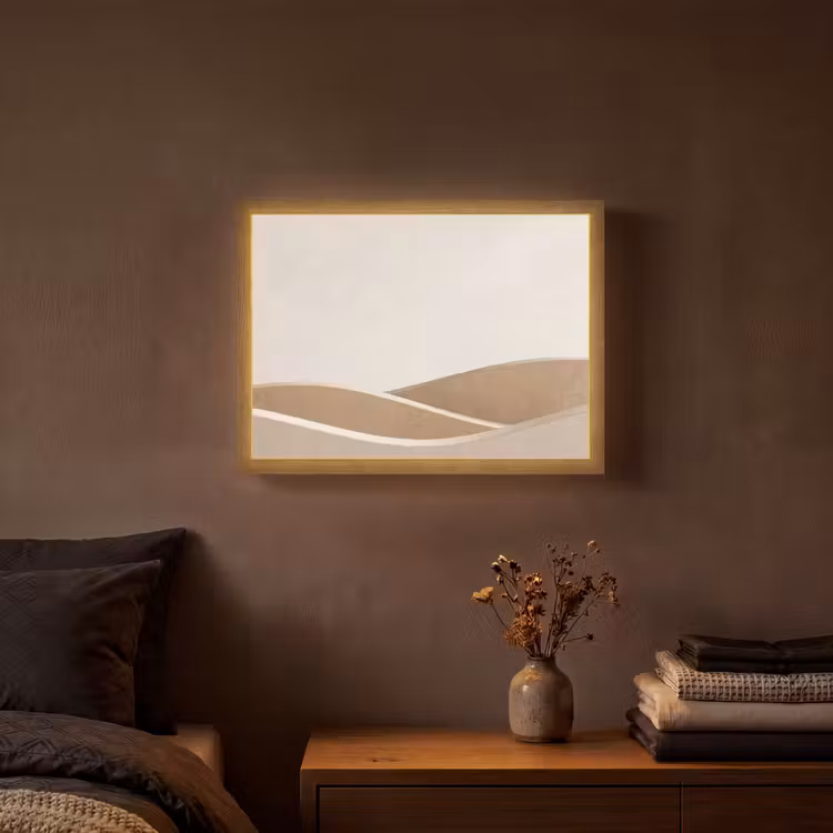 Lightbox - Wandlamp - Abstract - Golven - Modern - Beige — 3