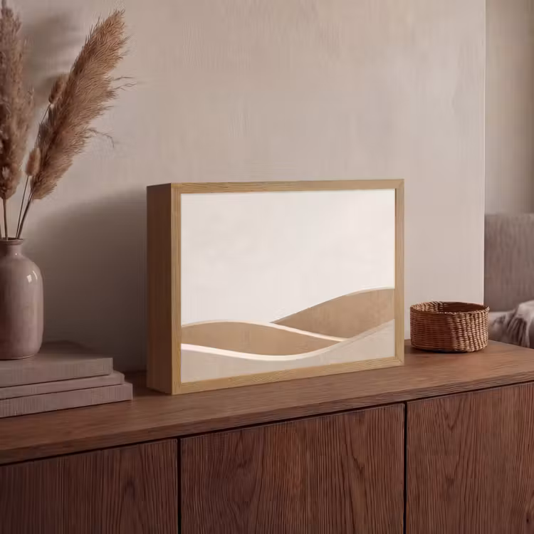 Lightbox - Wandlamp - Abstract - Golven - Modern - Beige — 4