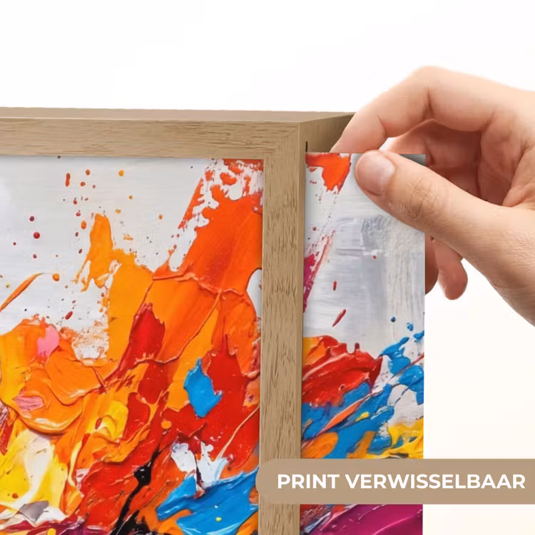 Lightbox - Wandlamp - Abstract - Schilderij - Kleurrijk - Dynamisch — 5