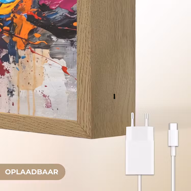 Lightbox - Wandlamp - Abstract - Schilderij - Kleurrijk - Dynamisch — 7