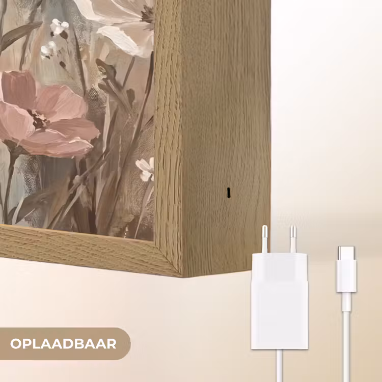 Lightbox - Wandlamp - Bloemen - Botanisch - Schilderij - Pastel - Rustiek — 7