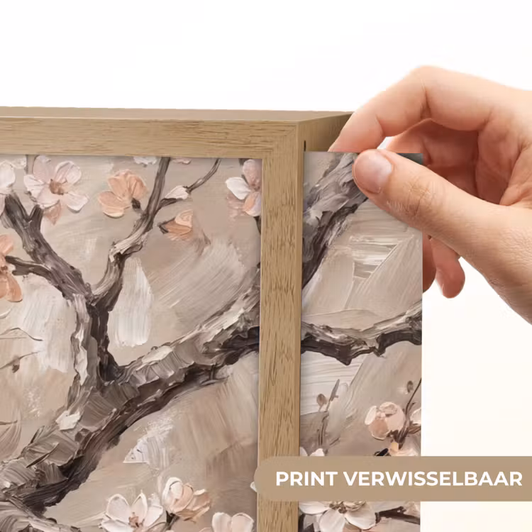 Lightbox - Wandlamp - Bloesem - Takken - Schilderij - Beige - Serene — 5