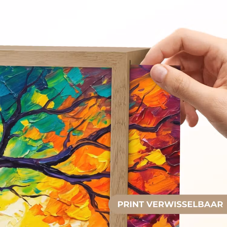 Lightbox - Wandlamp - Boom - Landschap - Natuur - Abstract - Kleurrijk — 5
