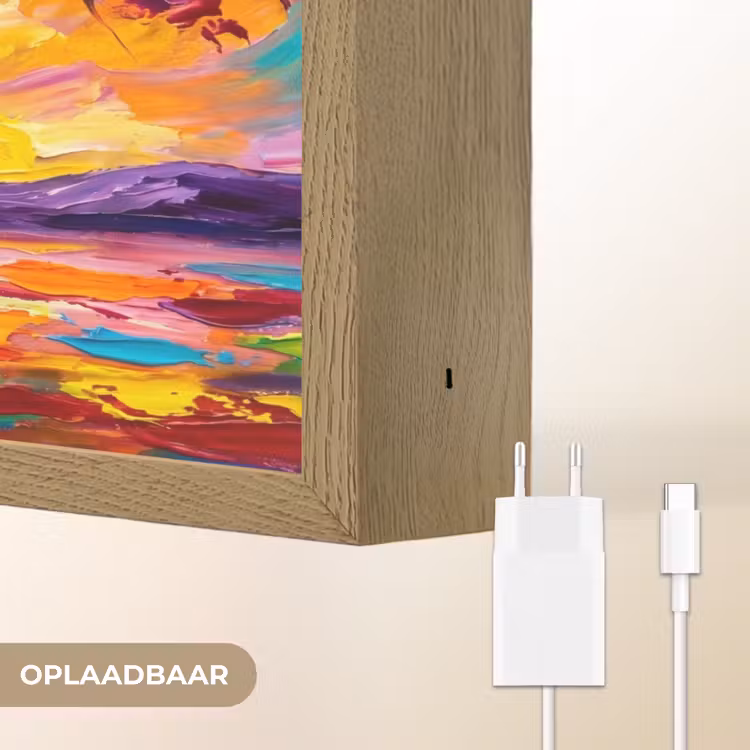 Lightbox - Wandlamp - Boom - Landschap - Natuur - Abstract - Kleurrijk — 7
