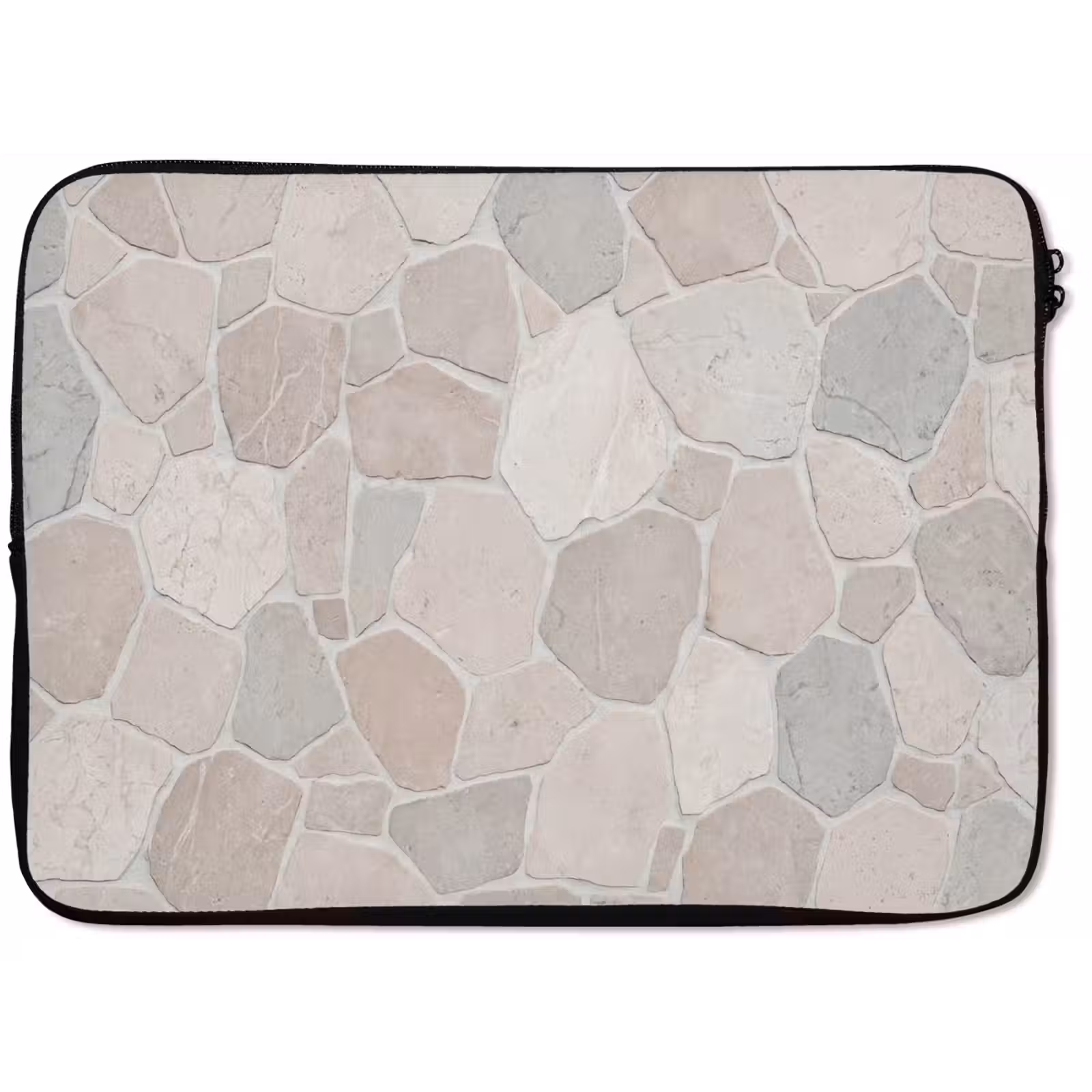 Laptophoes - Steen - Patroon - Textuur - Beige — 1