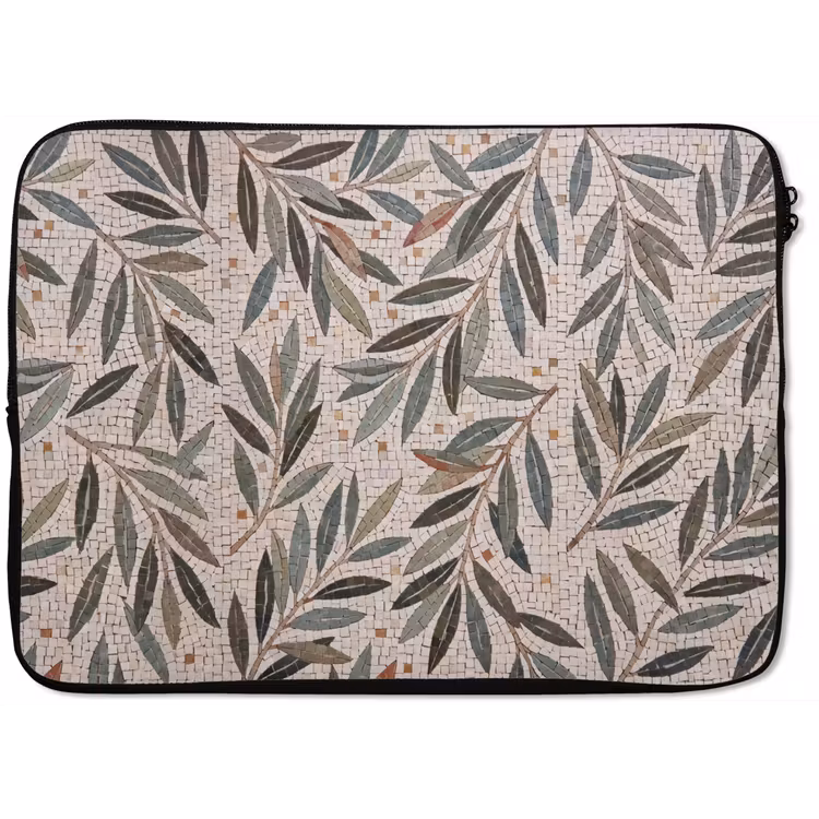 Laptophoes - Plant - Blad - Mozaïek - Groen — 1