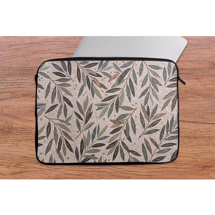 Laptophoes - Plant - Blad - Mozaïek - Groen — 2