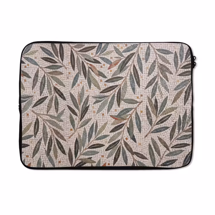 Laptophoes - Plant - Blad - Mozaïek - Groen — 5