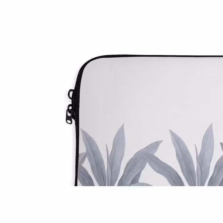 Laptophoes - Planten - Bladeren - Natuur - Grijs — 6
