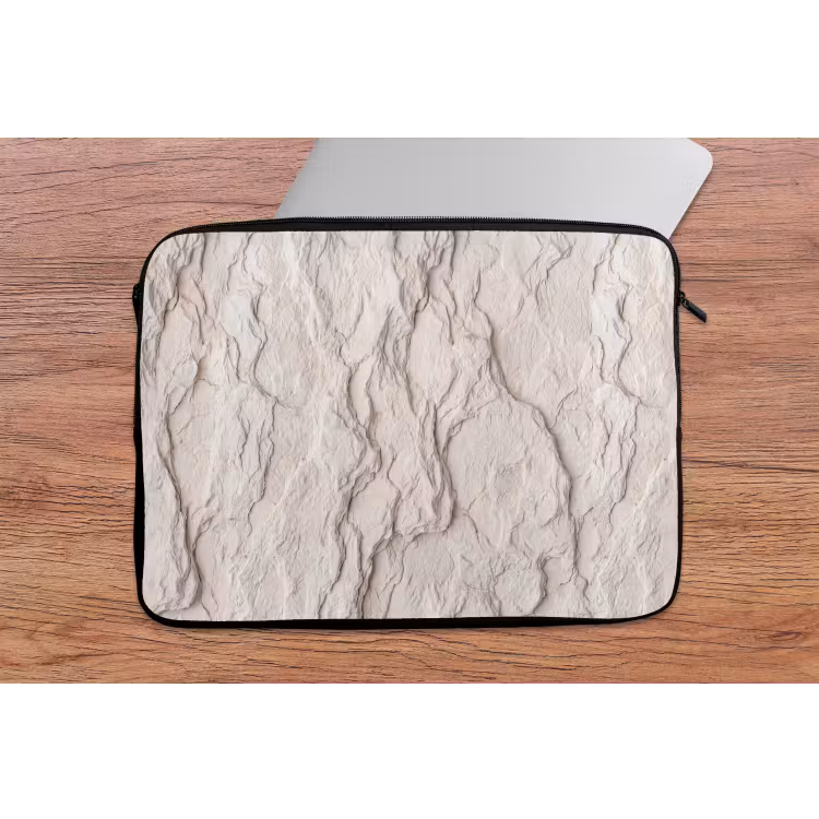 Laptophoes - Rots - Structuur - Natuur - Beige - Abstract — 2