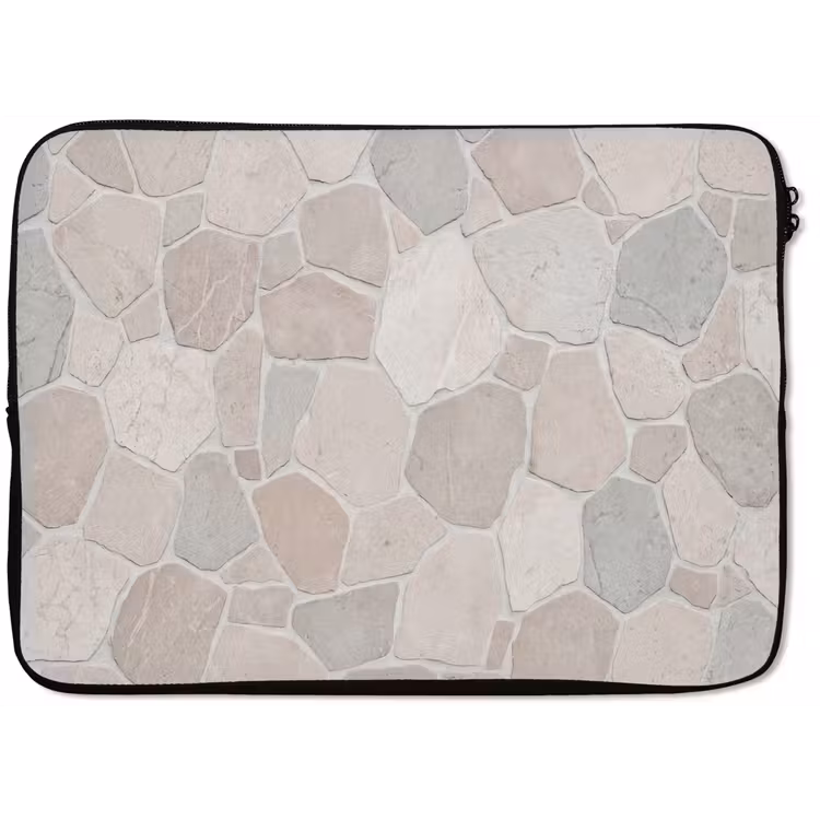 Laptophoes - Steen - Patroon - Textuur - Beige — 1