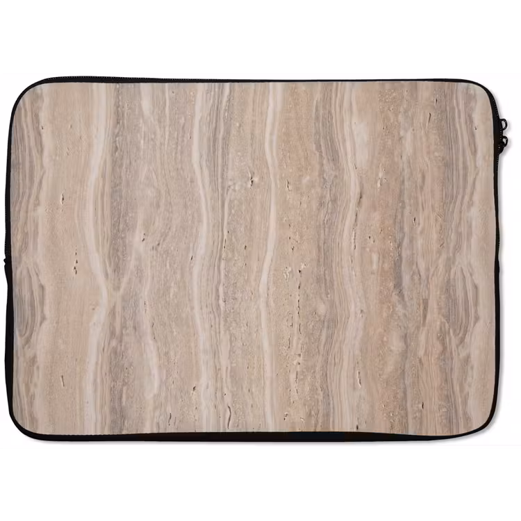 Laptophoes - Steen - Patroon - Textuur - Natuurlijk - Beige — 1