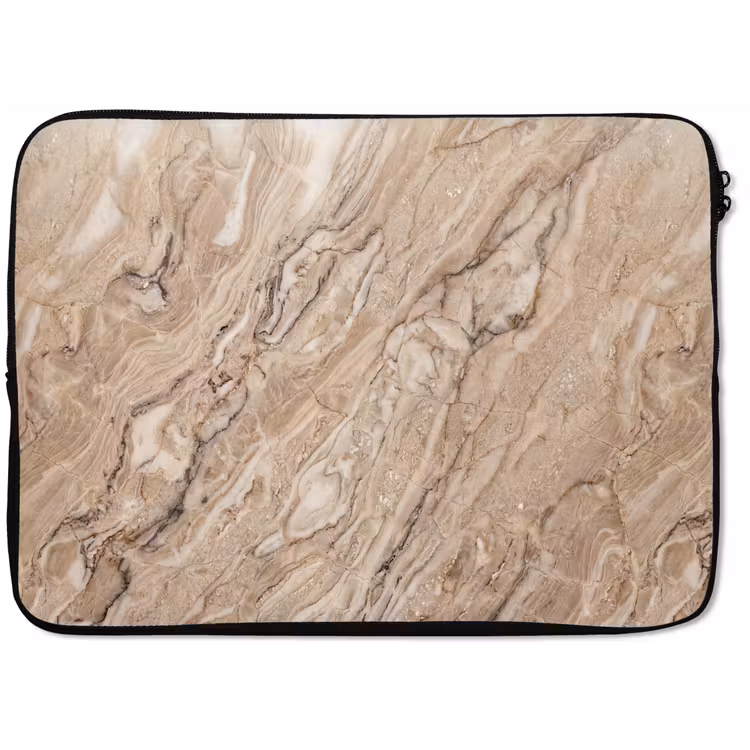 Laptophoes - Textuur - Aders - Abstract - Modern - Beige — 1