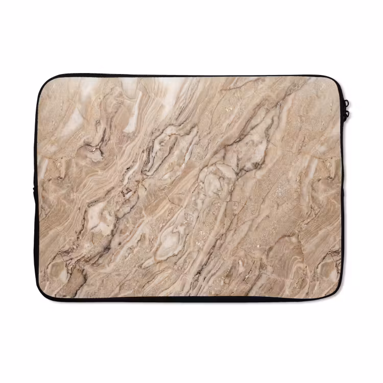 Laptophoes - Textuur - Aders - Abstract - Modern - Beige — 5