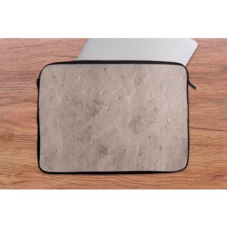 Laptophoes - Textuur - Steen - Patroon - Rustiek - Beige — 2