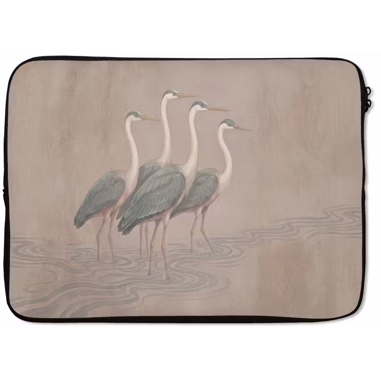 Laptophoes - Vogel - Water - Natuur - Vintage — 1
