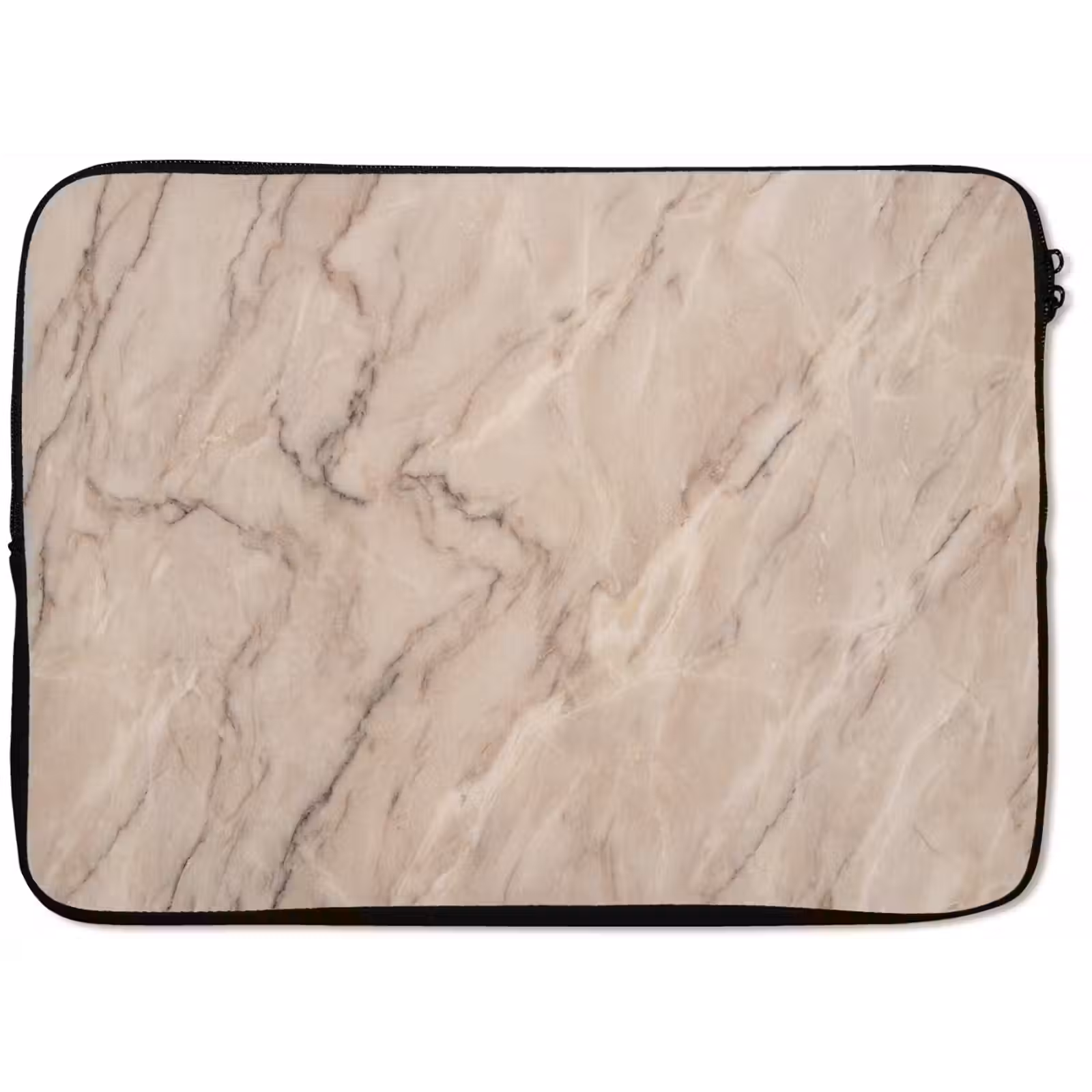 Laptophoes - Marmer - Patroon - Abstract - Modern - Beige — 1