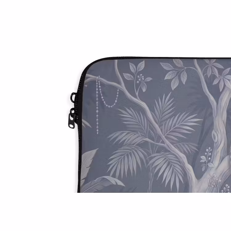 Laptophoes - Dieren - Jungle - Illustratie - Bomen - Blauw — 6