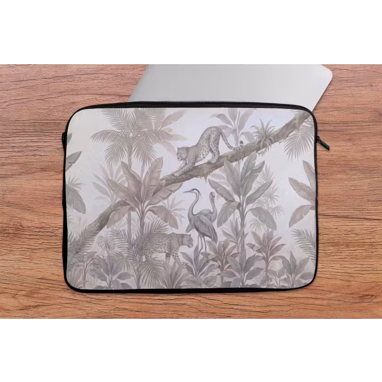 Laptophoes - Kat - Vogel - Jungle - Illustratie - Dieren — 2