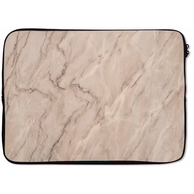 Laptophoes - Marmer - Patroon - Abstract - Modern - Beige — 1