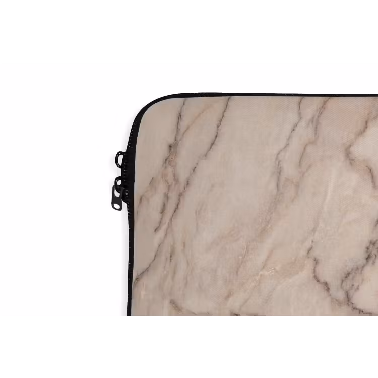 Laptophoes - Marmer - Patroon - Abstract - Modern - Beige — 6