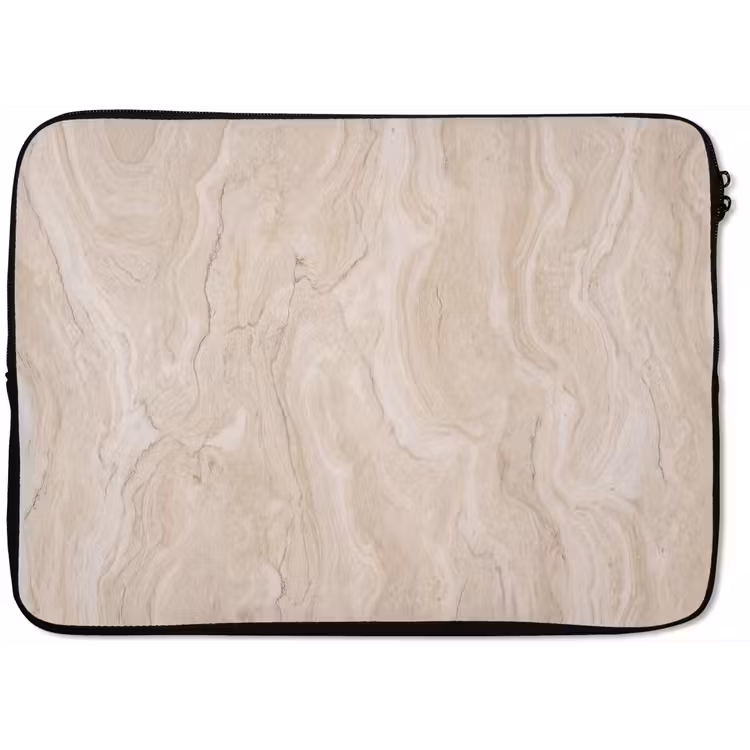 Laptophoes - Marmer - Patroon - Beige - Steen - Abstract — 1