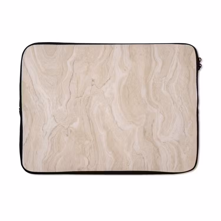 Laptophoes - Marmer - Patroon - Beige - Steen - Abstract — 5