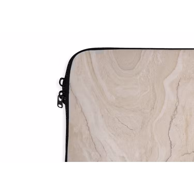 Laptophoes - Marmer - Patroon - Beige - Steen - Abstract — 6