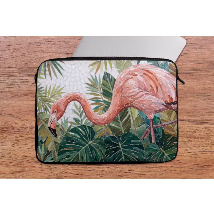 Laptophoes - Natuur - Bladeren - Abstract - Groen - Vogel — 2