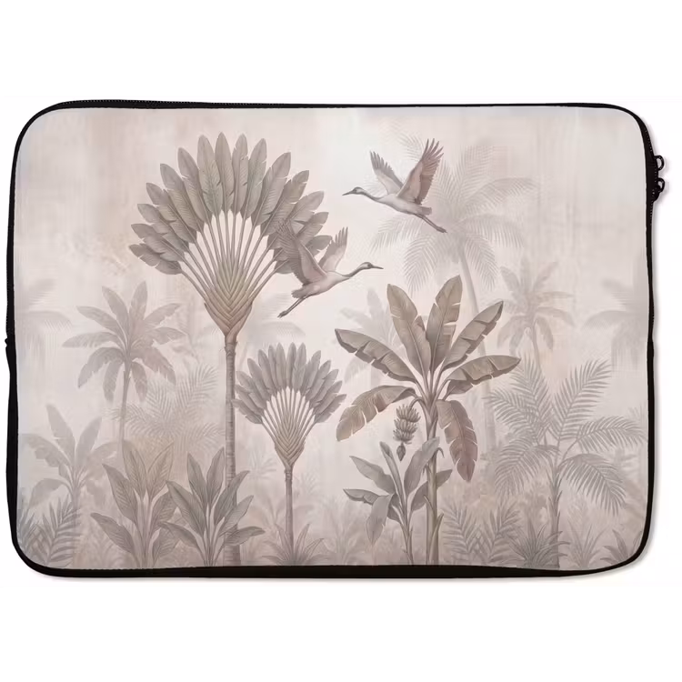 Laptophoes - Vogel - Tropisch - Jungle - Natuur - Beige — 1