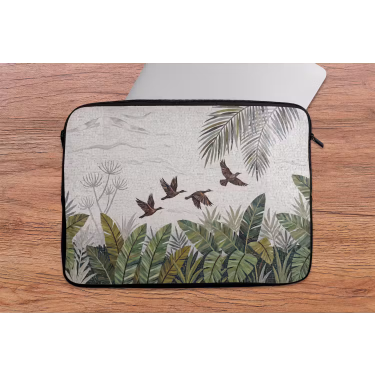 Laptophoes - Vogel - Vliegend - Tropisch - Mozaïek - Groen — 2
