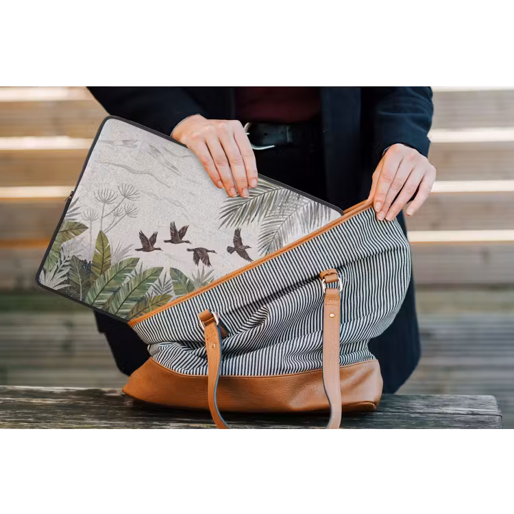 Laptophoes - Vogel - Vliegend - Tropisch - Mozaïek - Groen — 4