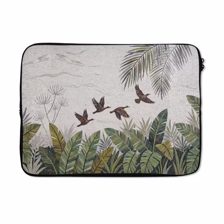 Laptophoes - Vogel - Vliegend - Tropisch - Mozaïek - Groen — 5