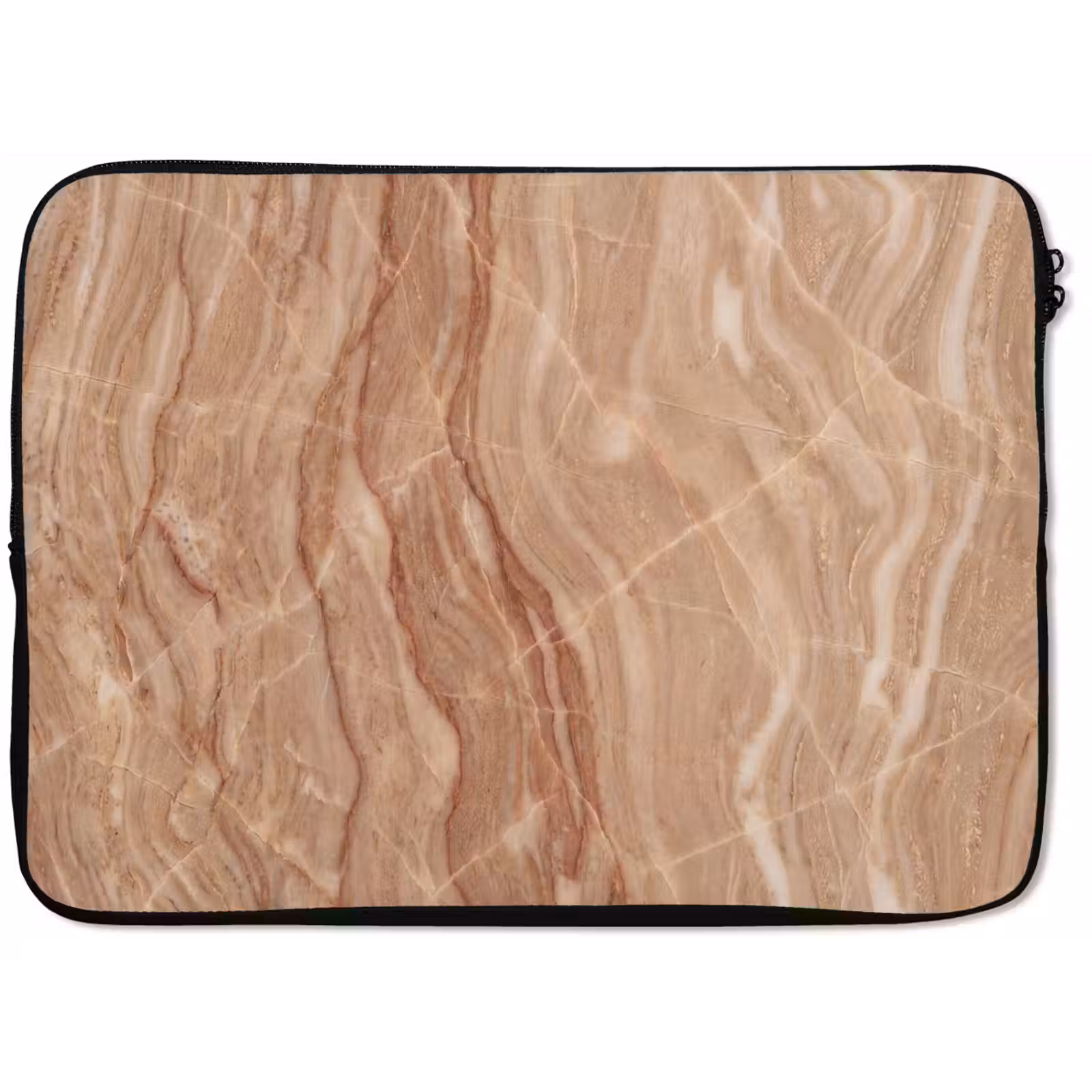 Laptophoes - Marmer - Ader - Natuur - Abstract - Beige — 1