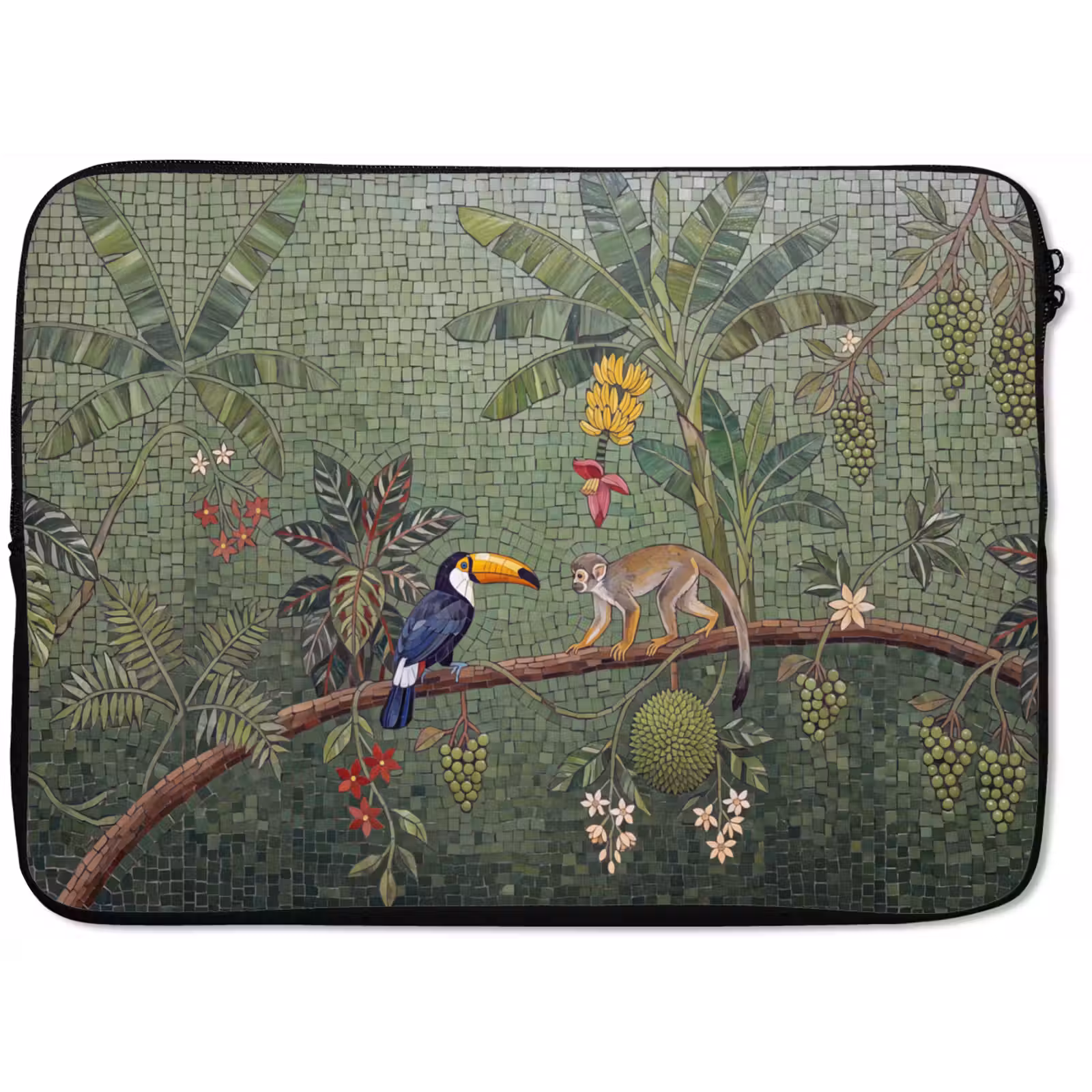 Laptophoes - Vogel - Dier - Jungle - Mozaïek - Natuur — 1
