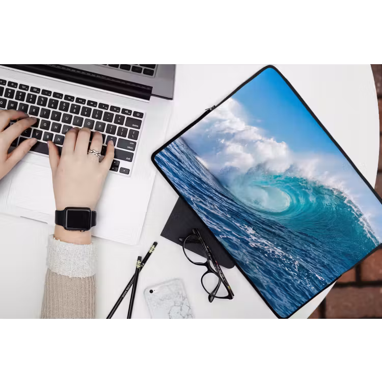 Laptophoes - Golf - Oceaan - Water - Dynamisch - Blauw — 3
