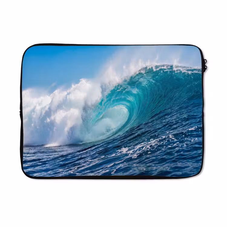 Laptophoes - Golf - Oceaan - Water - Dynamisch - Blauw — 5