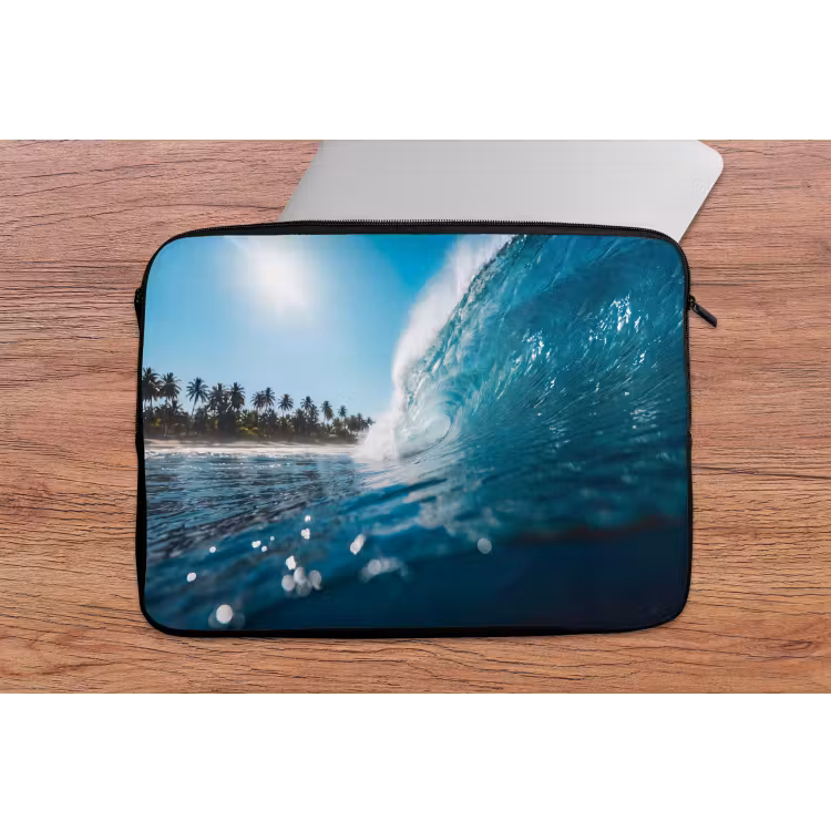 Laptophoes - Oceaan - Golf - Strand - Natuur - Blauw — 2