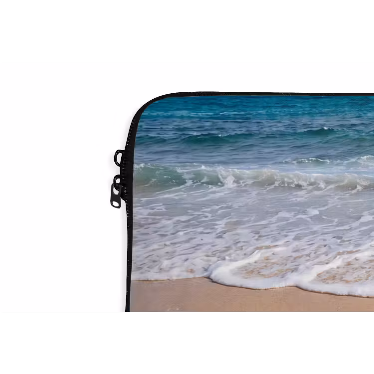 Laptophoes - Schildpad - Jong - Strand - Oceaan - Blauw — 6
