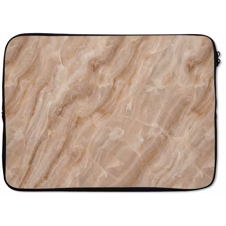 Laptophoes - Steen - Ader - Natuur - Modern - Beige — 1