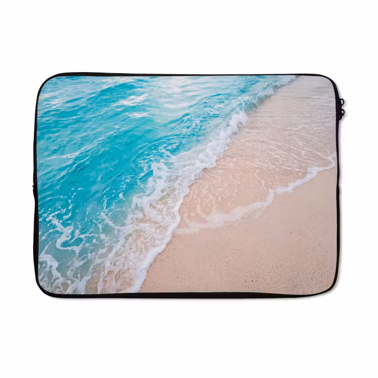 Laptophoes - Strand - Zee - Golf - Natuur - Blauw — 5
