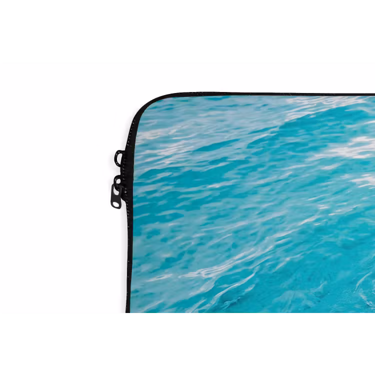 Laptophoes - Strand - Zee - Golf - Natuur - Blauw — 6