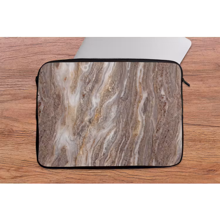 Laptophoes - Textuur - Steen - Abstract - Beige — 2