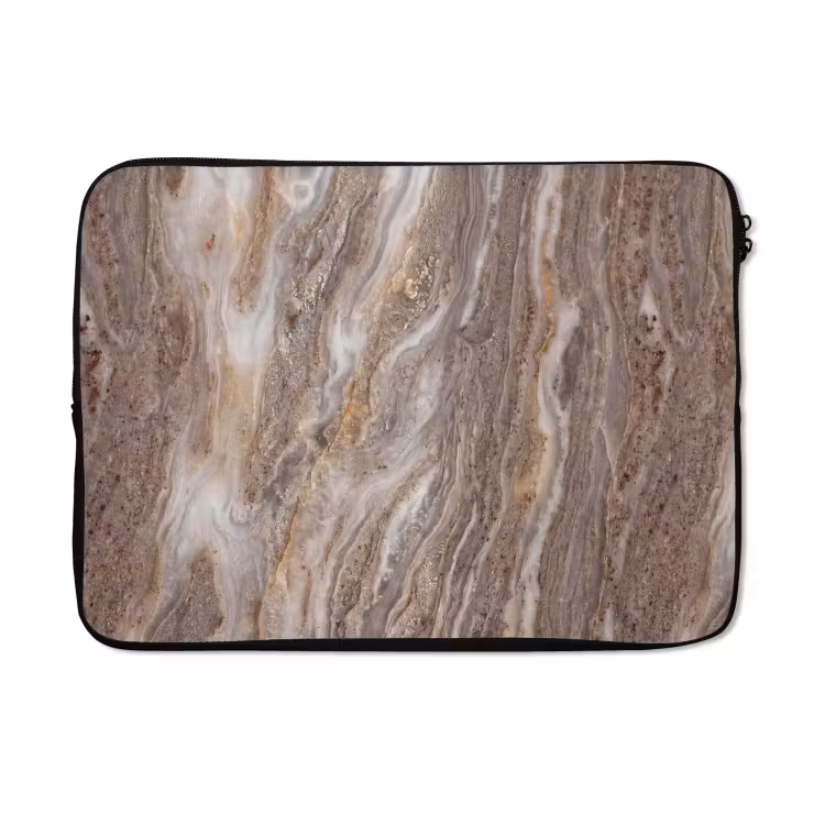 Laptophoes - Textuur - Steen - Abstract - Beige — 5