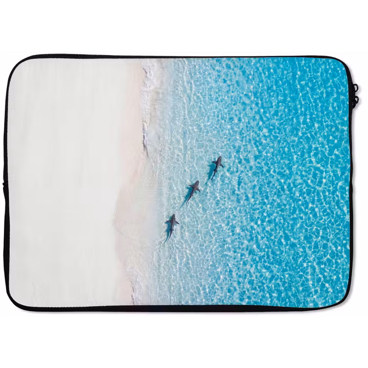 Laptophoes - Vis - Oceaan - Strand - Turquoise - Natuur — 1