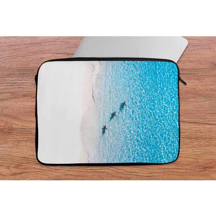 Laptophoes - Vis - Oceaan - Strand - Turquoise - Natuur — 2