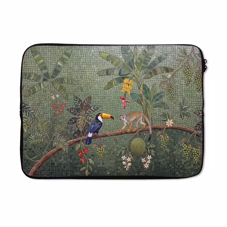Laptophoes - Vogel - Dier - Jungle - Mozaïek - Natuur — 5