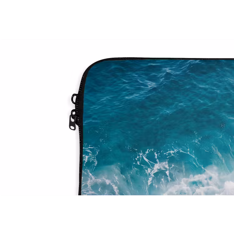 Laptophoes - Zee - Golf - Strand - Natuur - Blauw — 6
